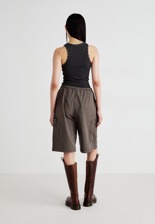 ANJA CARGO - Shorts - dark mole4
