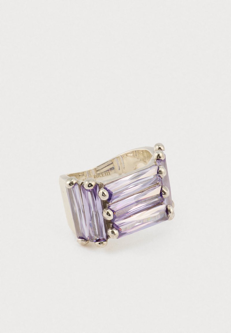 Alan Crocetti CRYSTALLISED ARMOUR RING UNISEX - Ring - silver-coloured ...