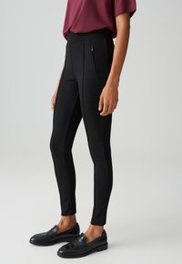 OPUS MID RISE SLIM FIT - Leggings - black