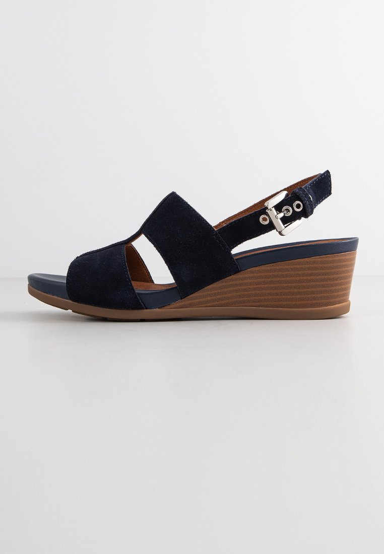 Geox Marykarmen A, Sandali Con Zeppa Donna - Traspiranti, Leggeri E Con Design Regolabile