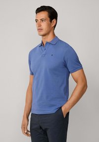 Hackett London SLIM FIT LOGO - Polotričko - eton blue