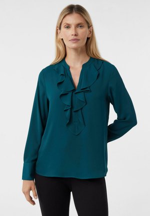 COMMA - Bluse - petrol