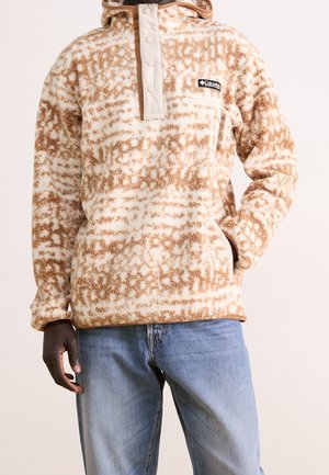 Jersey con capucha - camel