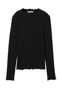 MIT STRUKTUR - Camiseta de manga larga - deep black