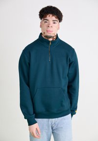 Carhartt WIP CHASE - Sportska majica - duck blue/gold