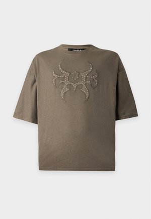 FAVELA, TRIBAL RIVET - Printtipaita - brown