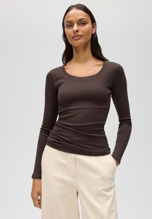 OPUS, OPUS LANGARMSHIRT SORANA - Longsleeve - affogato