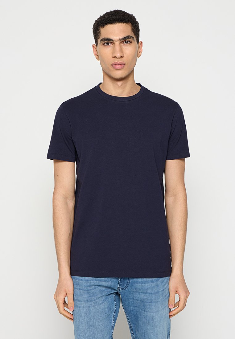Replay T-shirt basic donkerblauw