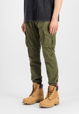 Alpha Industries TWILL JOGGER - Kargopüksid - dark olive