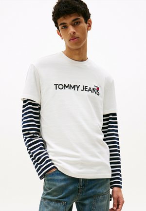 BADGE CREW NECK  - Print T-shirt - ecru