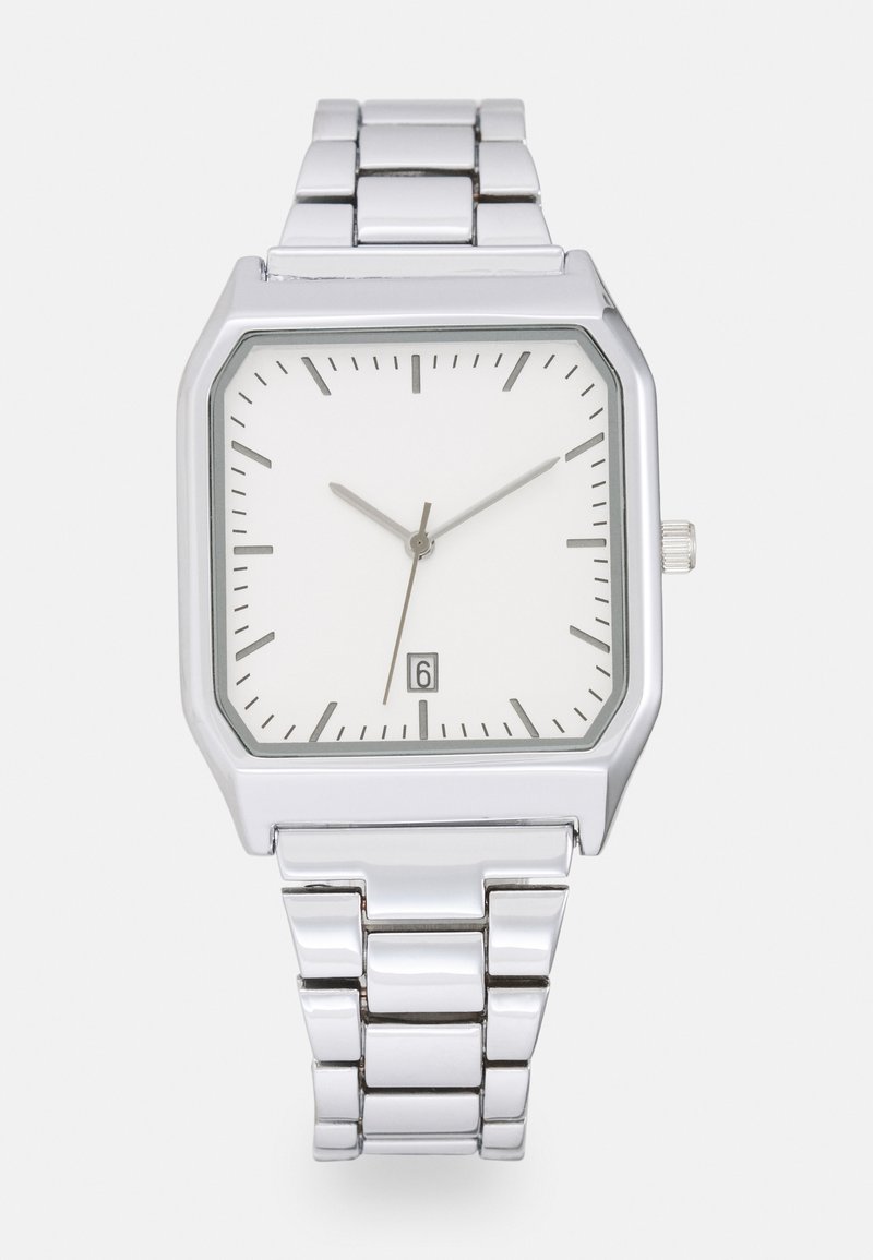 Pier One UNISEX - Ceas - silver-coloured/white