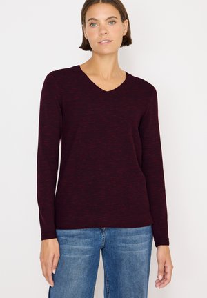 V-NECK - Pullover - rot