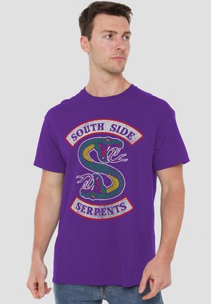 Cotton Soul, RIVERDALE/SOUTH SIDE SERPENT - T-Shirt print - purple