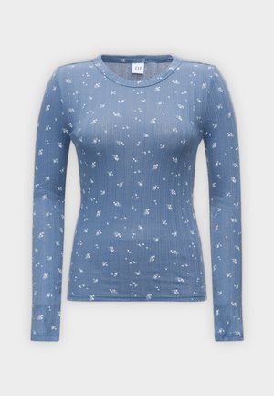 GAP, ESSENTIAL - T-shirt à manches longues - blue