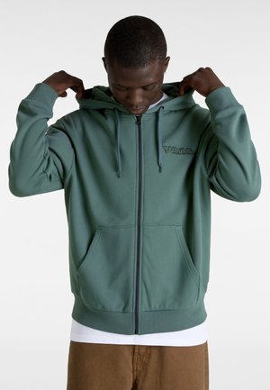 ESSENTIAL - Felpa con zip - dark forest