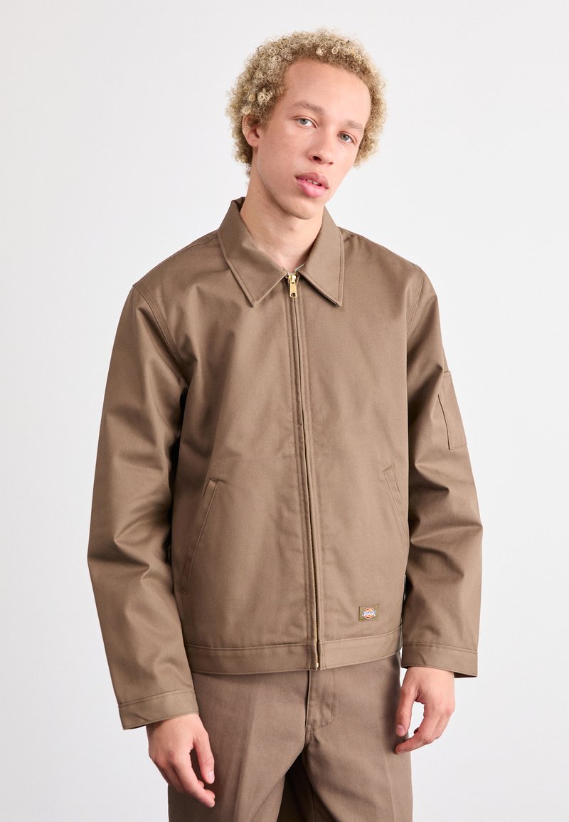 Dickies LINED EISENHOWER JACKET - Lengva striukė - mushroom