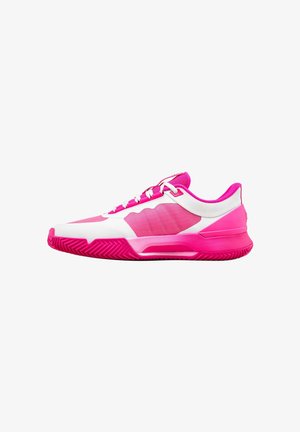 Wilson, INTRIGUE TOUR CLAY - Chaussures de tennis pour terre-battueerre battue - white pink glo white