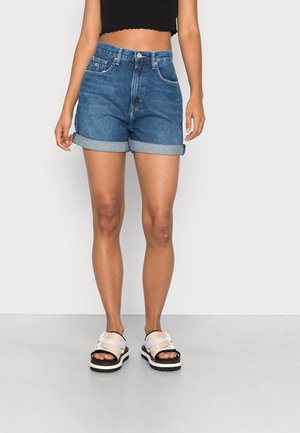 ABO MOM - Džínové kraťasy - denim medium