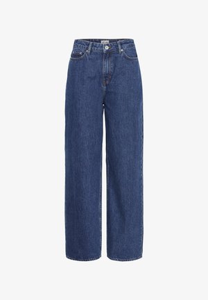 ICHI, IHJULIA RELAXED PA - Wide leg - washed dark blue