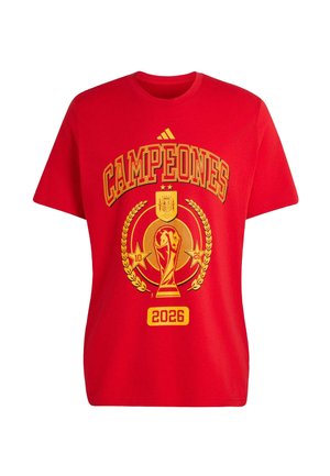 adidas Performance, SPAIN HOME WC26 WINNER T-SHIRT WOMEN - T-shirt print - better scarlet
