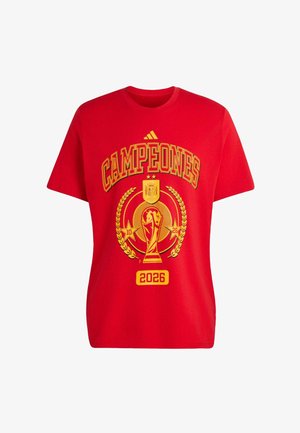 adidas Performance, SPAIN HOME WC26 WINNER T-SHIRT WOMEN - T-shirt print - better scarlet