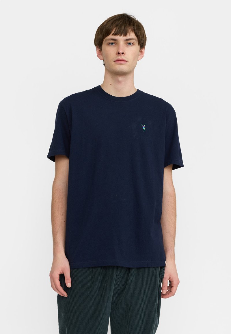 REVOLUTION APPLICATION - T-shirts basic - navy melange