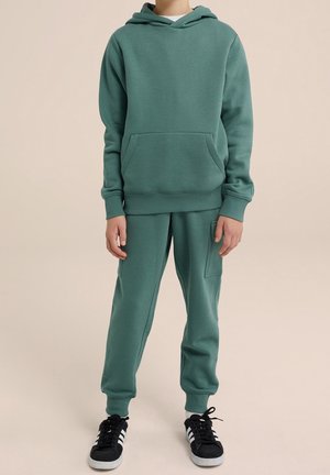 WE Fashion Jersey con capucha - green