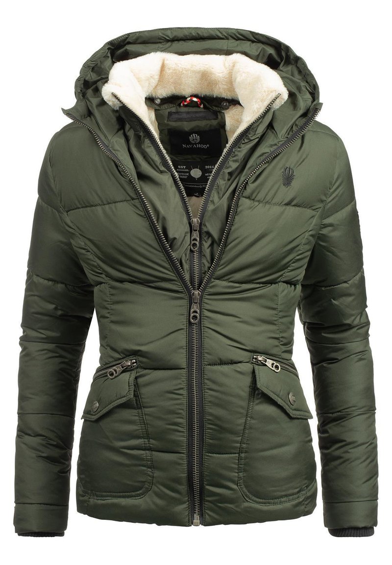 Navahoo - MEGAN - Winter jacket - olive green, Enlarge