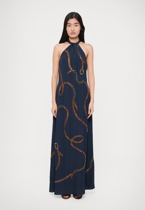 TACARI SLEEVES GOWN - Maxi šaty - navy/multi-coloured