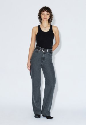 Dr.Denim, ECHO HIGH STRAIGHT - Relaxed fit jeans - mid grey retro