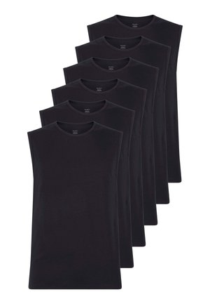 6 PACK DYMANIC - Maglietta intima - nero