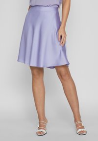 VILA - VIELLETTE SHORT SKIRT - A-snit nederdel - sweet lavender Miniaturebillede 1