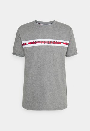 NATURE TECH TEE LOGO - Maglia del pigiama - medium grey heather