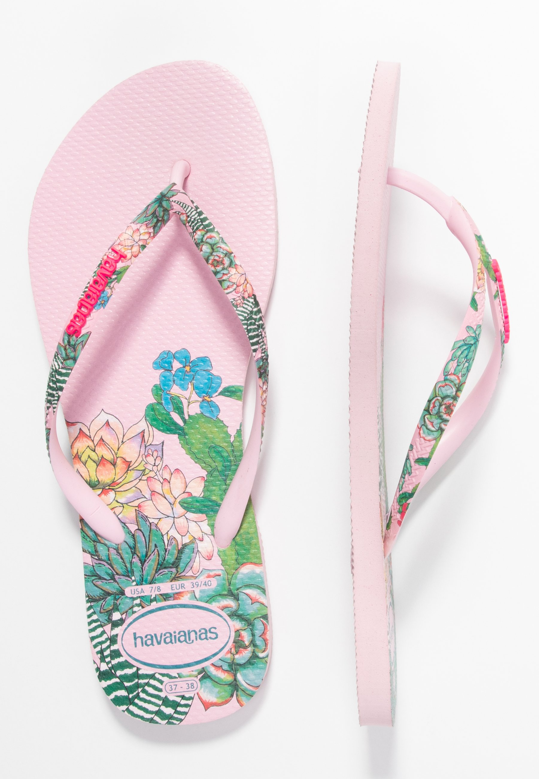 Havaianas SLIM FIT SENSATION Badesko crystal rose Havaianas SLIM FIT SENSATION Badesko pollen yellow