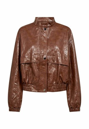Co'couture, RICHACC - Μπουφάν από συνθετικό δέρμα - cognac