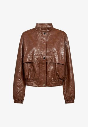 Co'couture, RICHACC - Veste en similicuir - cognac