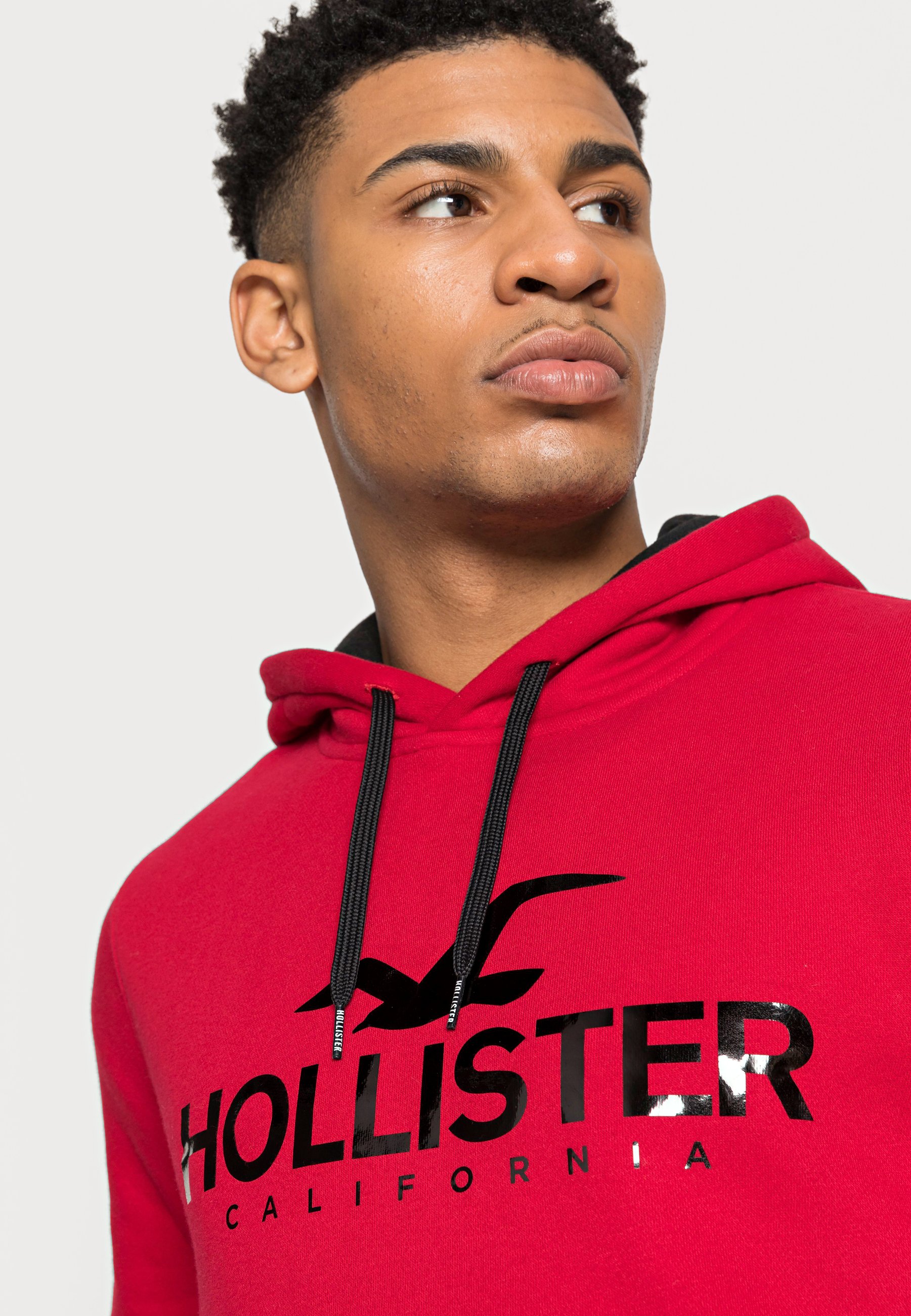 hollister red hoodie