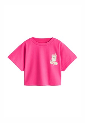 Next, REGULAR FIT - BOXY GRAPHIC T-SHIRT  . - T-shirts print - pink matcha