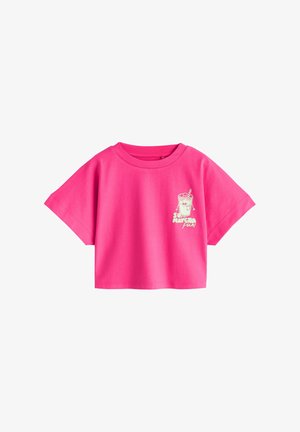 Next, REGULAR FIT - BOXY GRAPHIC T-SHIRT . - T-Shirt print - pink matcha
