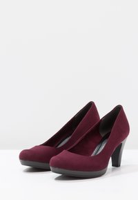 Marco Tozzi Klasické lodičky - dark red