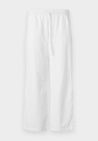 SEER SUCKER PULL ON - Trousers - white