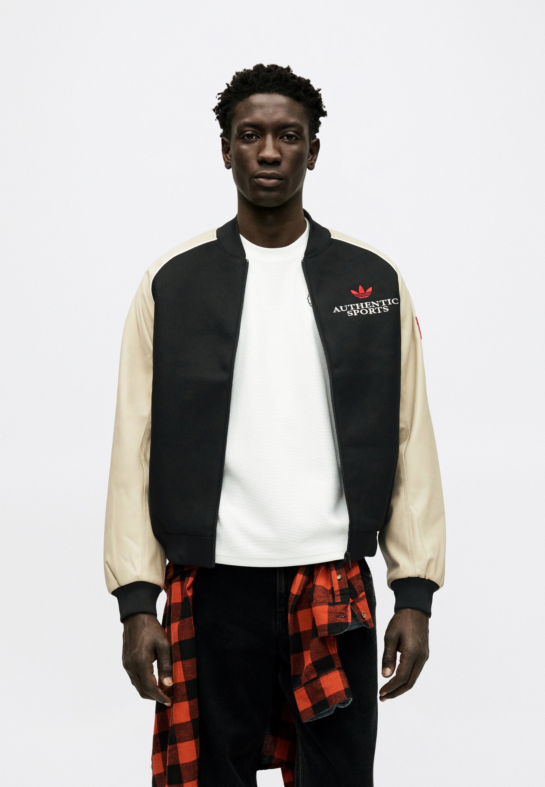 adidas Originals Bomberjacks - black/stone khaki/zwart - Zalando.nl