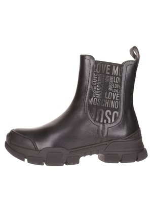 Bottines à plateau - nero