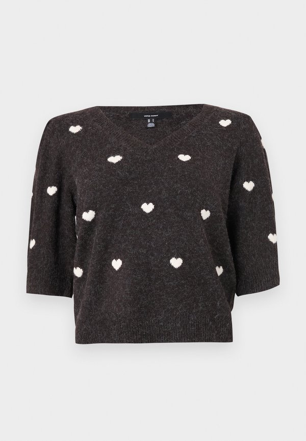 VMDOFFYHEART V NECK PULLOVER - Jumper2