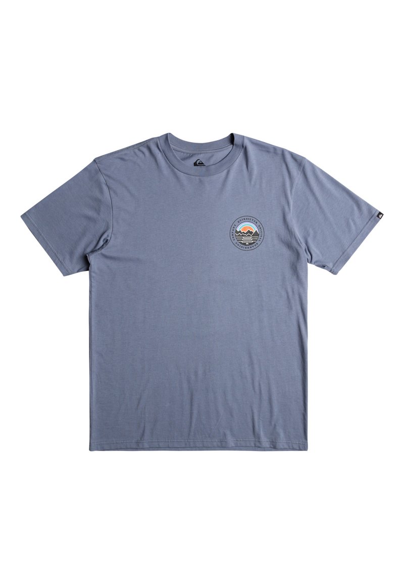 Quiksilver T-shirt print blauw