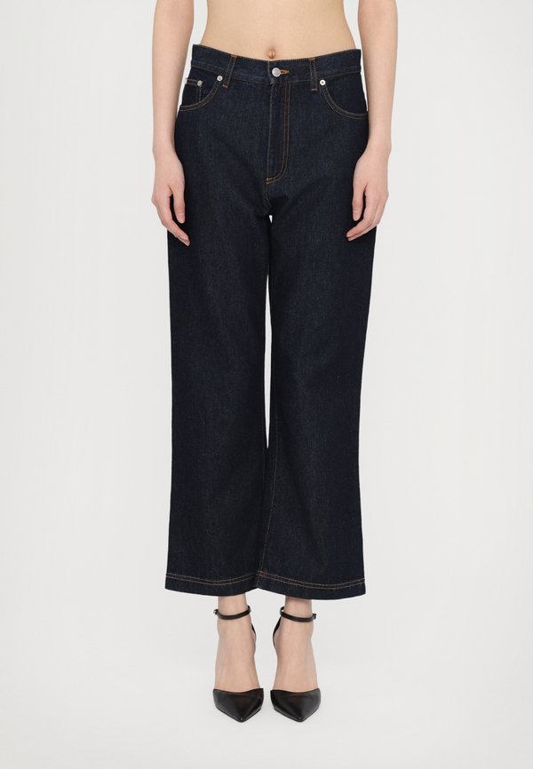 LAUREL CROWN EMBLEM - Flared Jeans - blu