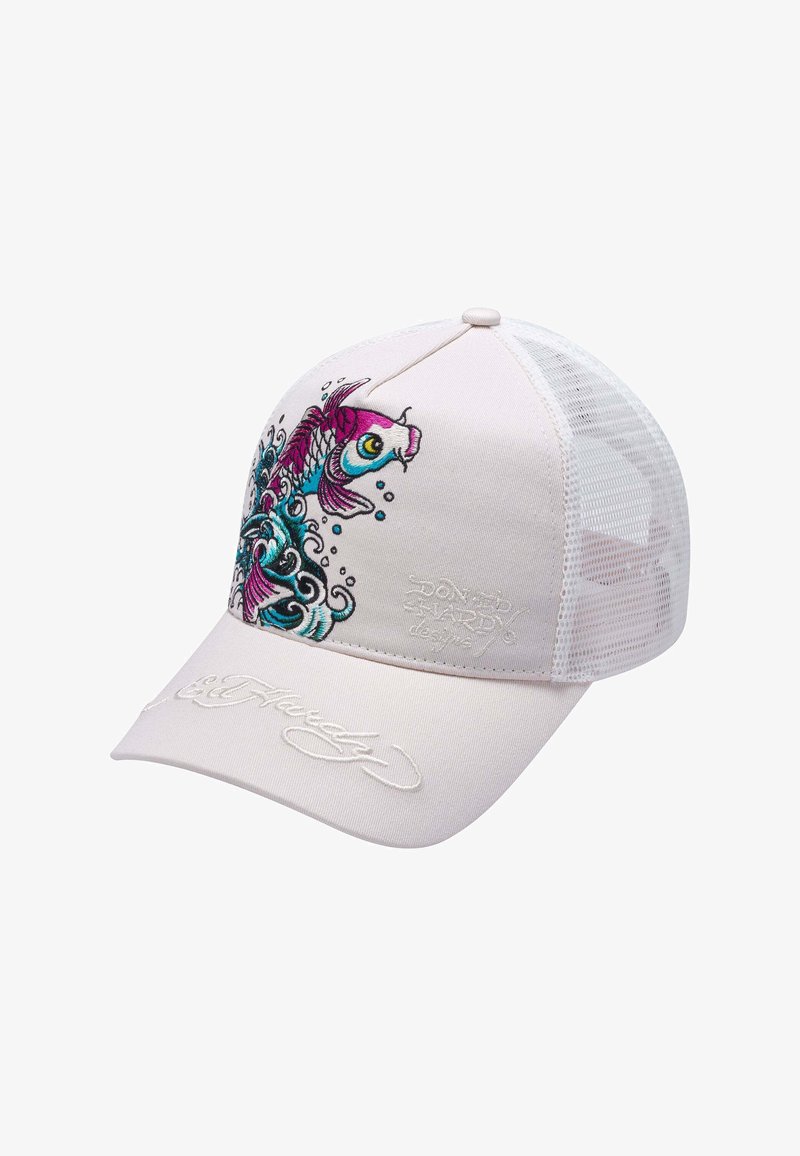 Ed Hardy UNISEX BLUSHING-KOI FRONT TRUCKER - Cap - pink