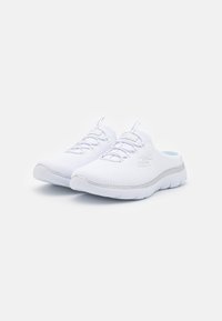Skechers SUMMITS - Mules - white/silver