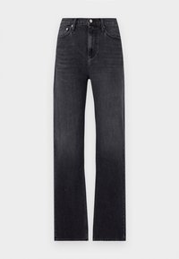 HIGH RISE STRAIGHT - Jeans straight leg - denim black