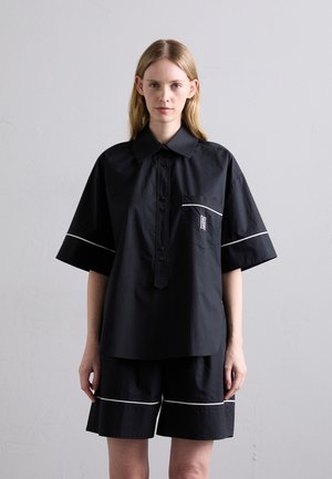 MALLIAS - Button-down blouse - black